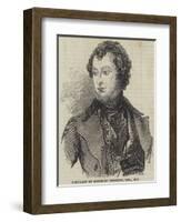 Portrait of Emerson Tennent-null-Framed Giclee Print