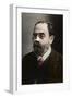 Portrait of Emile Zola (1840-1902) French writer-French Photographer-Framed Giclee Print