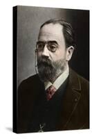 Portrait of Emile Zola (1840-1902) French writer-French Photographer-Stretched Canvas