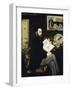 Portrait of Emile Zola 1868-Edouard Manet-Framed Giclee Print