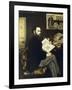 Portrait of Emile Zola-Edouard Manet-Framed Art Print