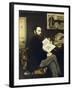 Portrait of Emile Zola-Edouard Manet-Framed Art Print