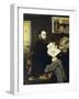 Portrait of Emile Zola-Edouard Manet-Framed Art Print