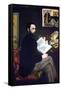 Portrait of Emile Zola-Edouard Manet-Framed Stretched Canvas