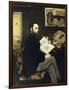 Portrait of Emile Zola-Edouard Manet-Framed Art Print