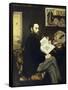 Portrait of Emile Zola-Edouard Manet-Framed Stretched Canvas