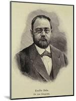 Portrait of Emile Zola-Stefano Bianchetti-Mounted Giclee Print