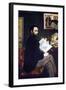 Portrait of Emile Zola-Edouard Manet-Framed Art Print