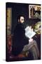 Portrait of Emile Zola-Edouard Manet-Stretched Canvas