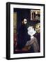 Portrait of Emile Zola-Edouard Manet-Framed Art Print