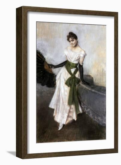 Portrait of Emiliana Concha De Ossa, 1888-Giovanni Boldini-Framed Giclee Print