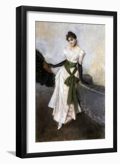 Portrait of Emiliana Concha De Ossa, 1888-Giovanni Boldini-Framed Giclee Print