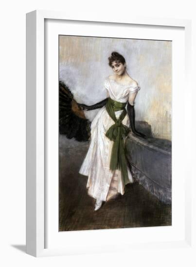 Portrait of Emiliana Concha De Ossa, 1888-Giovanni Boldini-Framed Giclee Print