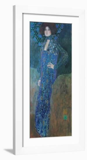 Portrait of Emilie Floege-Gustav Klimt-Framed Art Print