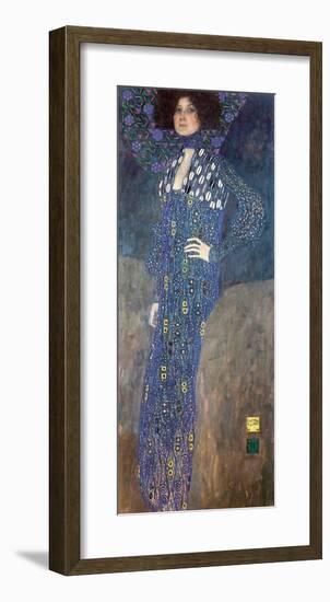 Portrait of Emilie Floge-Gustav Klimt-Framed Art Print