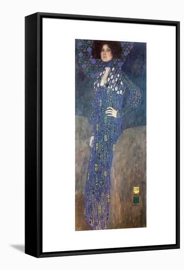 Portrait of Emilie Floge-Gustav Klimt-Framed Stretched Canvas