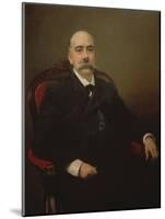 Portrait of Emilio Castelar Y Ripoll, Spanish Statesman, Orator and Writer-Joaquin Sorolla y Bastida-Mounted Giclee Print