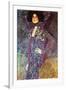 Portrait of Emily Fidge-Gustav Klimt-Framed Art Print