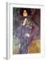 Portrait of Emily Fidge-Gustav Klimt-Framed Art Print