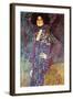 Portrait of Emily Fidge-Gustav Klimt-Framed Art Print
