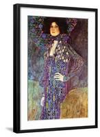 Portrait of Emily Fidge-Gustav Klimt-Framed Art Print