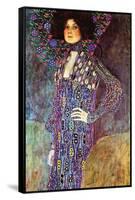 Portrait of Emily Fidge-Gustav Klimt-Framed Stretched Canvas