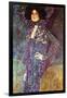 Portrait of Emily Fidge-Gustav Klimt-Framed Art Print