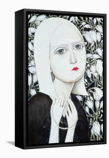 Portrait of Emma, 1979-Evelyn Williams-Framed Stretched Canvas