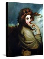 Portrait of Emma Hamilton (C.1765-1815)-George Romney-Stretched Canvas