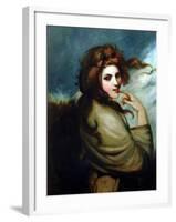 Portrait of Emma Hamilton (C.1765-1815)-George Romney-Framed Giclee Print