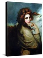 Portrait of Emma Hamilton (C.1765-1815)-George Romney-Stretched Canvas