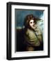 Portrait of Emma Hamilton (C.1765-1815)-George Romney-Framed Giclee Print
