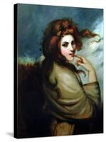 Portrait of Emma Hamilton (C.1765-1815)-George Romney-Stretched Canvas