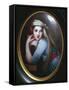 Portrait of Emma Hamilton-George Romney-Framed Stretched Canvas