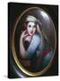 Portrait of Emma Hamilton-George Romney-Stretched Canvas