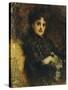 Portrait of Emma Ivon-Tranquillo Cremona-Stretched Canvas