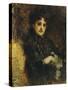 Portrait of Emma Ivon-Tranquillo Cremona-Stretched Canvas