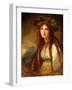 Portrait of Emma, Lady Hamilton, as a Bacchante-George Romney-Framed Giclee Print