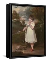 Portrait of Emma Laura Whitbread, C.1800-John Hoppner-Framed Stretched Canvas
