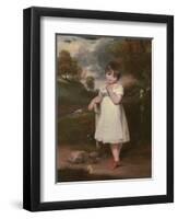 Portrait of Emma Laura Whitbread, C.1800-John Hoppner-Framed Giclee Print