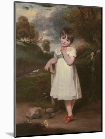 Portrait of Emma Laura Whitbread, C.1800-John Hoppner-Mounted Giclee Print