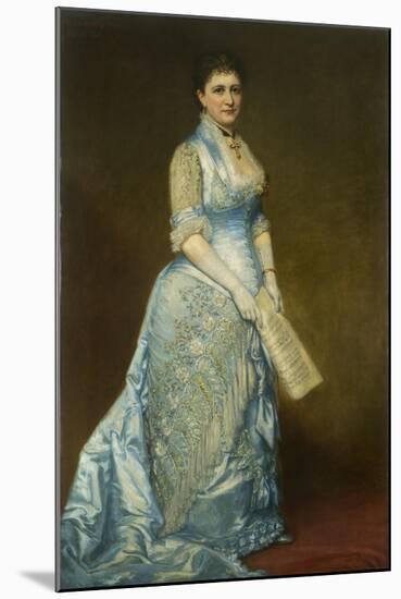 Portrait of Emma Thursby (1845-1931), 1879-George Peter Alexander Healy-Mounted Giclee Print