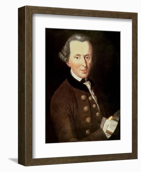 Portrait of Emmanuel Kant (1724-1804)-null-Framed Giclee Print