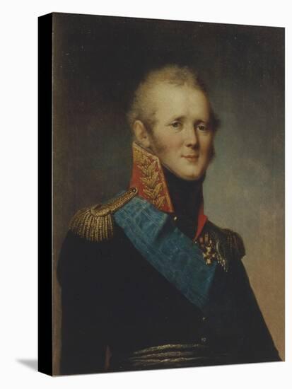 Portrait of Emperor Alexander I (1777-182), 1809-Stepan Semyonovich Shchukin-Stretched Canvas