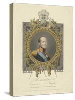 Portrait of Emperor Alexander I (1777-182), 1825-Walraad Nieuwhoff-Stretched Canvas