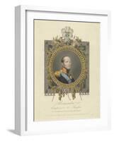 Portrait of Emperor Alexander I (1777-182), 1825-Walraad Nieuwhoff-Framed Giclee Print