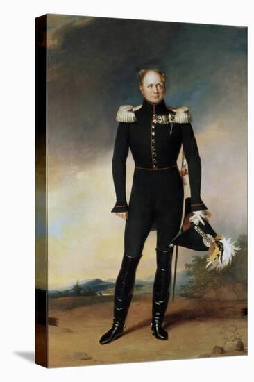 Portrait of Emperor Alexander I, 1825-George Dawe-Stretched Canvas