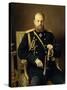 Portrait of Emperor Alexander III-Ivan Nikolaevich Kramskoy-Stretched Canvas