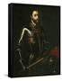 Portrait of Emperor Charles V, after a Painting by Titian, C.1603-Titian (Tiziano Vecelli)-Framed Stretched Canvas