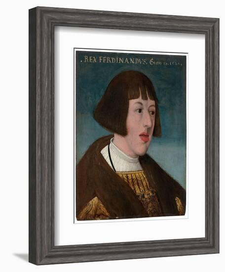 Portrait of Emperor Ferdinand I (1503-1564), 1521-null-Framed Giclee Print